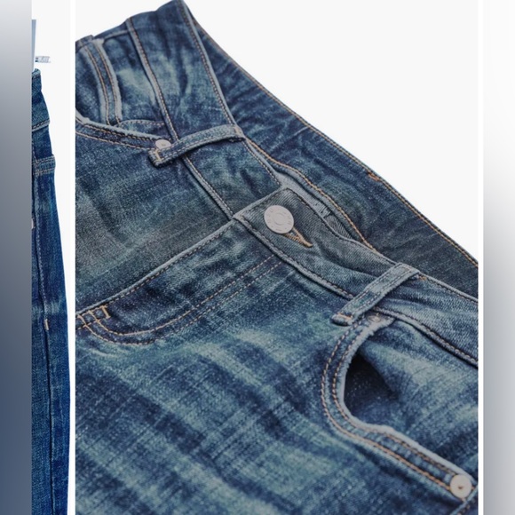 OWN. Low Rise Stretch Flare Jeans Dark Authentic Wash SOLD OUT NWT SZ 30 32.5 - Picture 5 of 11